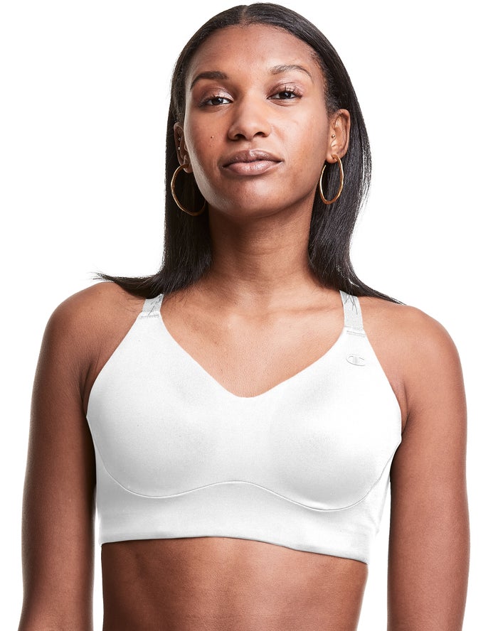 Champion Womens Sports Bra NZ - The Everyday White ( 5864-ZVRFJ )